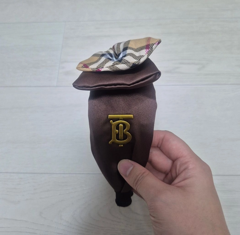 버버리 리본 머리띠 새상품 이미지