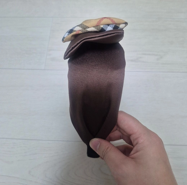 버버리 리본 머리띠 새상품 이미지