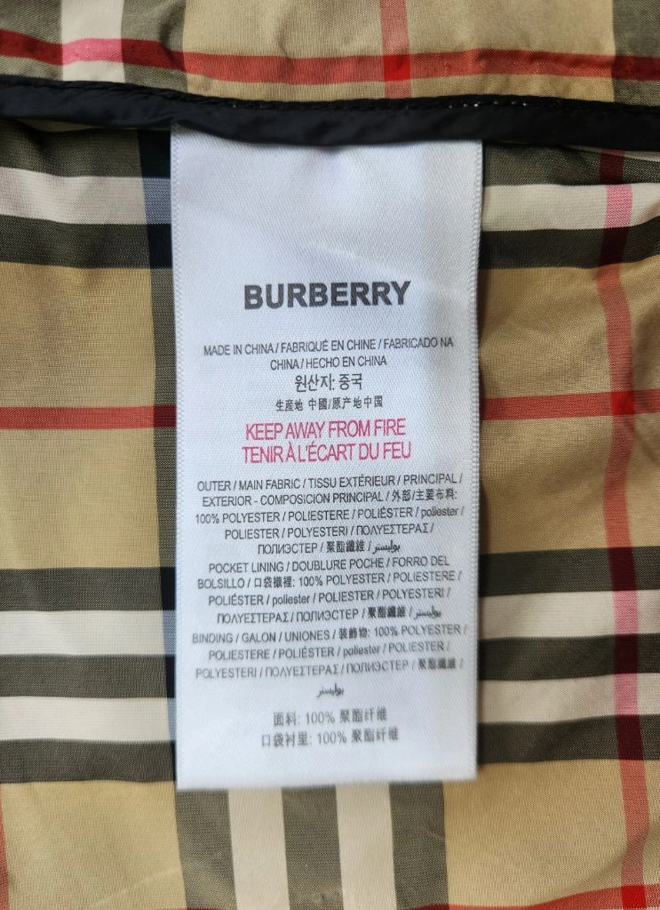 [정품 파격가 키즈 130] 버버리 후드 바람막이 재킷 자켓 한섬 타임 시스템 아미 꼼데가르송 가니 마인 랑방 핑 이미지
