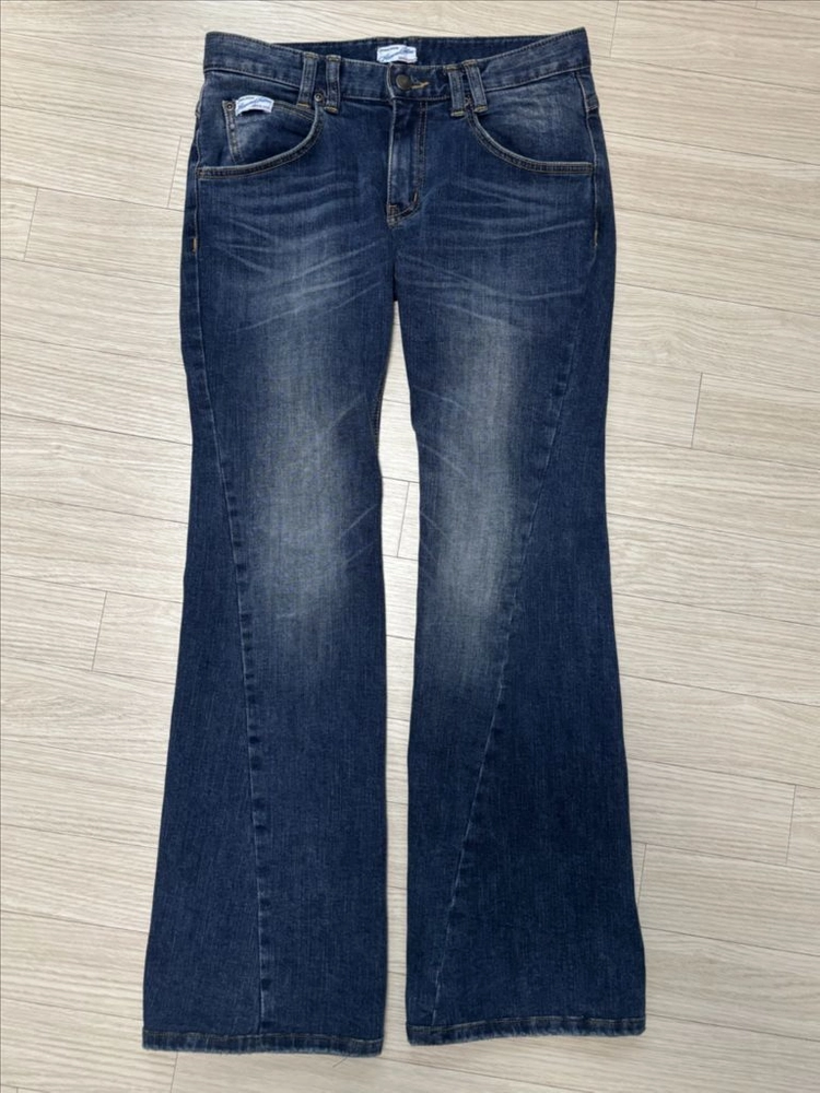 플리즈노팔로우 25 빈티지 워싱 부츠컷 데님 S 이미지