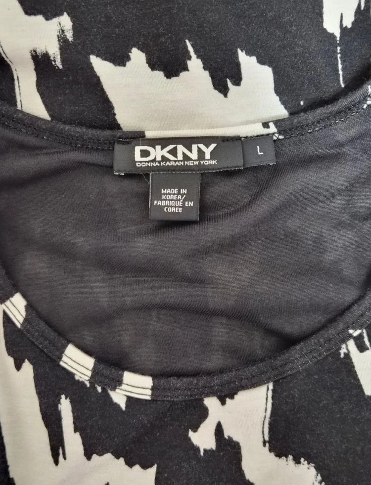 DKNY 리오셀 셔링 스판 원피스L 이미지