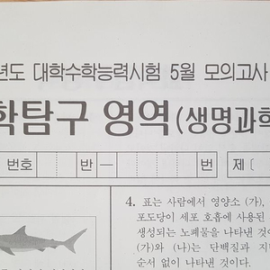 2027 수능 대성 더 프리미엄 모의고사 5월 생명과학1 이미지