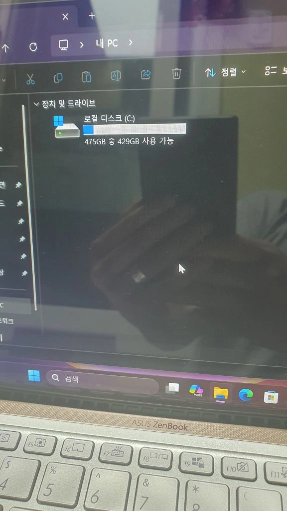 아수스 젠북 듀얼스크린.10세대cpu i5-8g-512g 외장그래픽 이미지