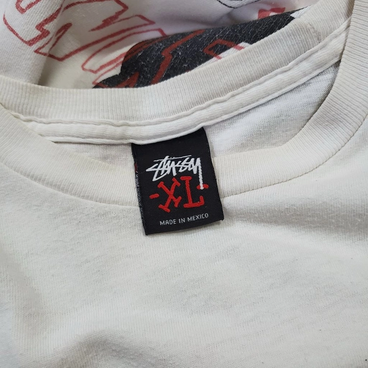 Stussy X Battle Axes 스투시 반팔티 XL 이미지
