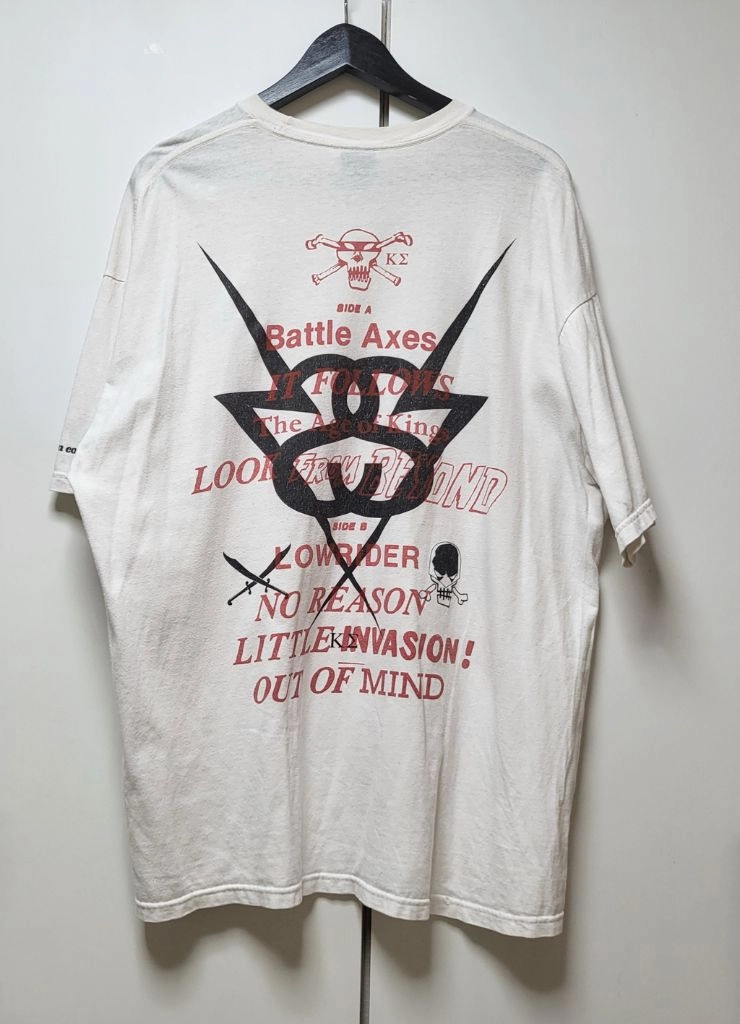 Stussy X Battle Axes 스투시 반팔티 XL 이미지