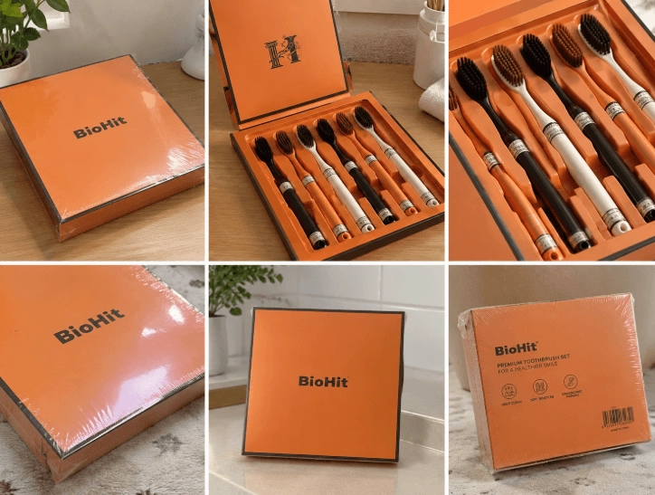 바이오히트 고급 칫솔 12개 세트🪥 넓은 칫솔모 / 18,000원 무료배송 이미지