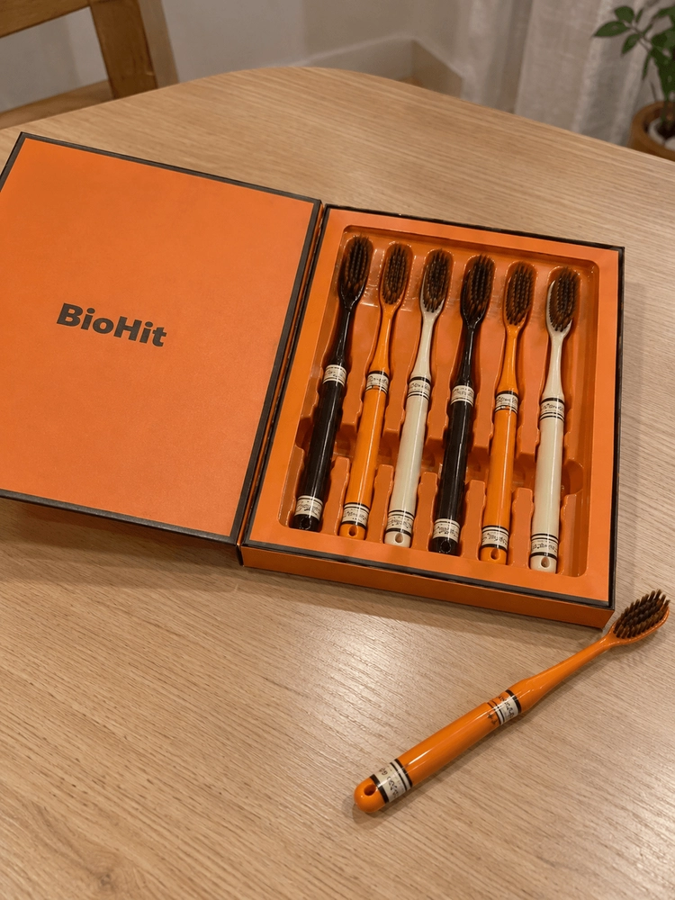 바이오히트 고급 칫솔 12개 세트🪥 넓은 칫솔모 / 18,000원 무료배송 이미지
