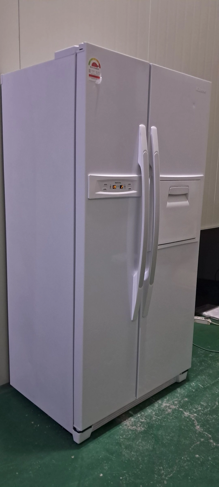 1655 대우클라쎄 550L 2도어양문형냉장고(메탈실버) 이미지