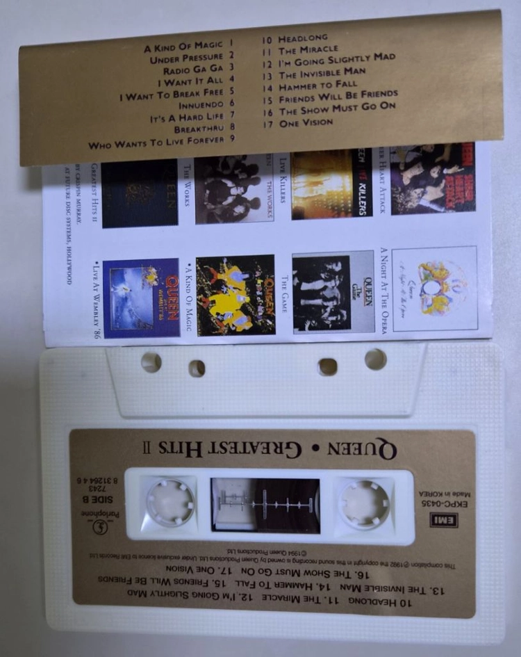 퀸 GREATEST HITS II (개봉 카세트테이프) 이미지