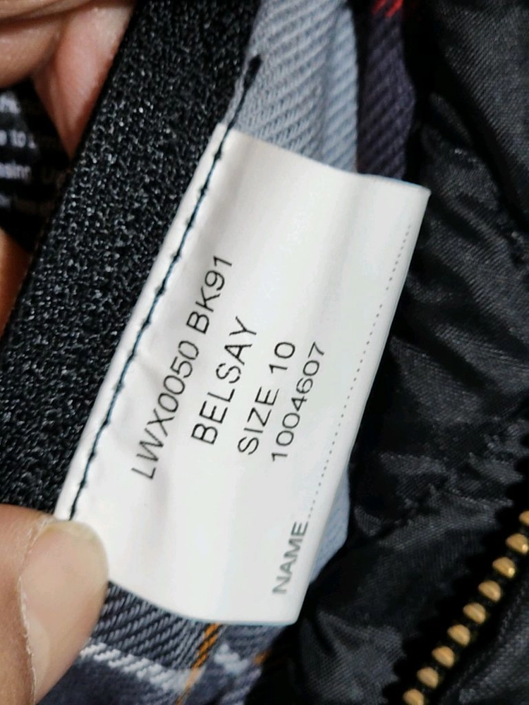 (M) 바버 벨세이 왁스자켓 블랙 BELSAY 왁싱점퍼 안감누빔 이미지