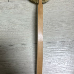 (미사용) 원목 롱핸들 바디브러쉬 목욕솔 등브러쉬 이미지