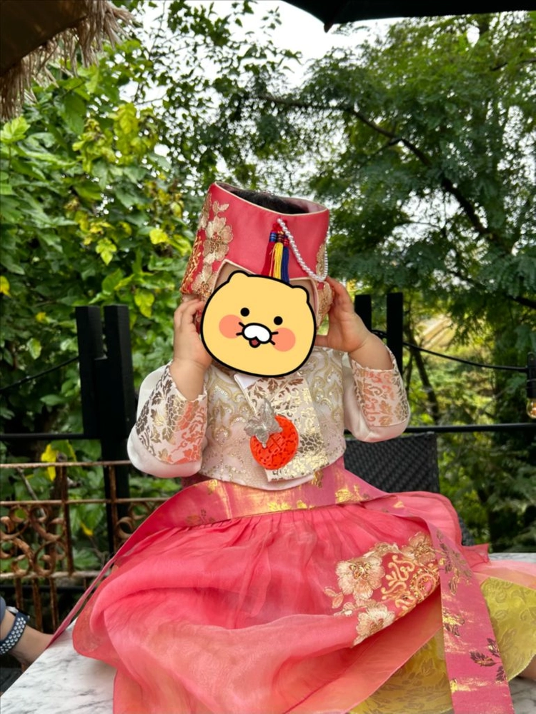 아기 한복 세트 1호 돌 명절 이미지