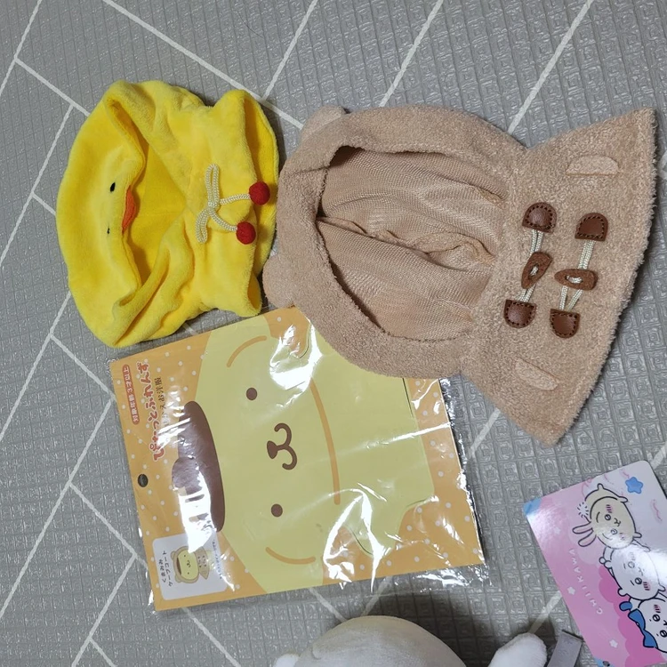 일괄 산리오 폼폼푸린 피탓토 M 누이옷 솜인형옷 20깅옷 떡볶이 코트 망토 오리 옷 이미지