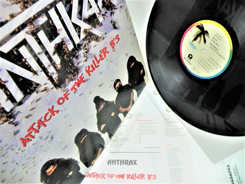 [개봉/희귀] 앤스랙스 (Anthrax) - Attack of the Killer B's (성음폴리그램,가사지) 이미지