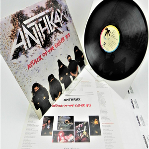 [개봉/희귀] 앤스랙스 (Anthrax) - Attack of the Killer B's (성음폴리그램,가사지) 이미지