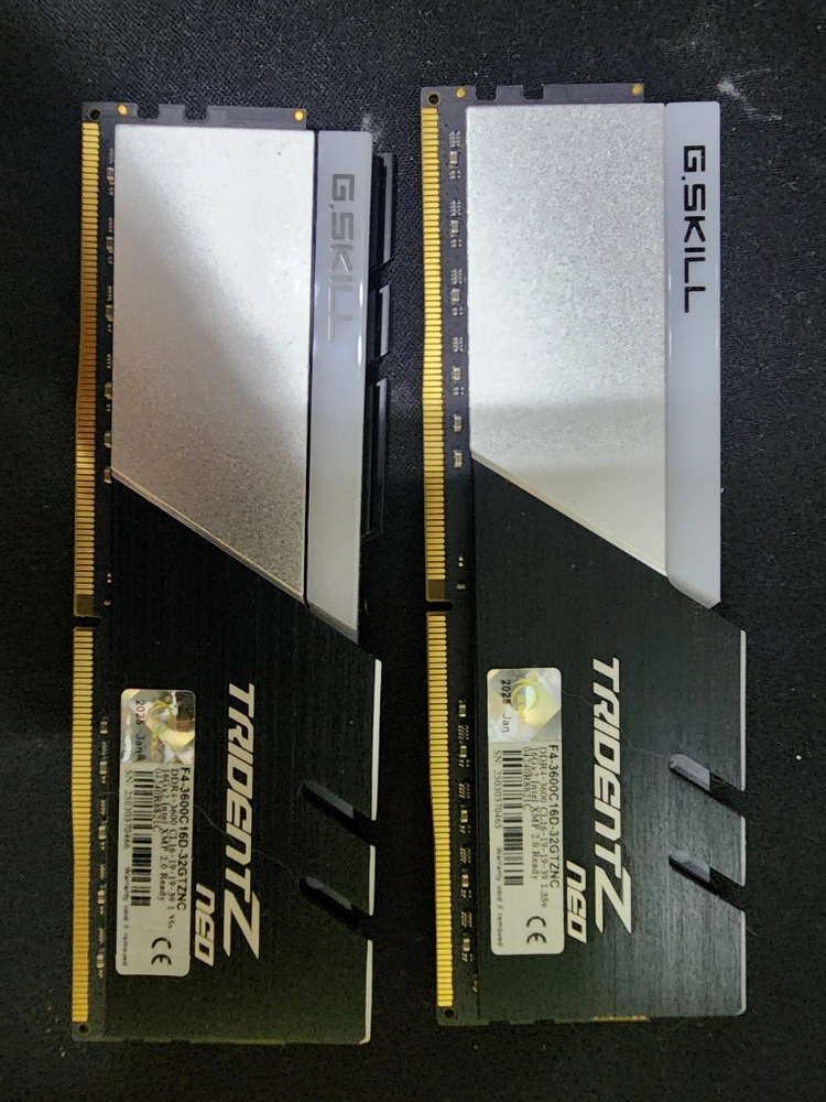 부품 b450m 메인보드,지스킬 ddr4 32기가,공랭쿨러 이미지