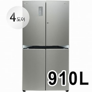 lg 디오스 4도어 냉장고 R-F915HBSS 이미지