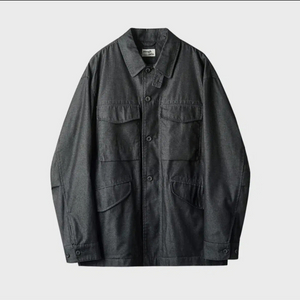 [2사이즈] 러프사이드 BDU Jacket Black Denim 팝니다. 이미지