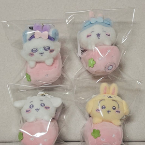 먼작귀 딸기우사기 딸기모몽가 딸기치이카와 딸기하치와레인형키링 이미지