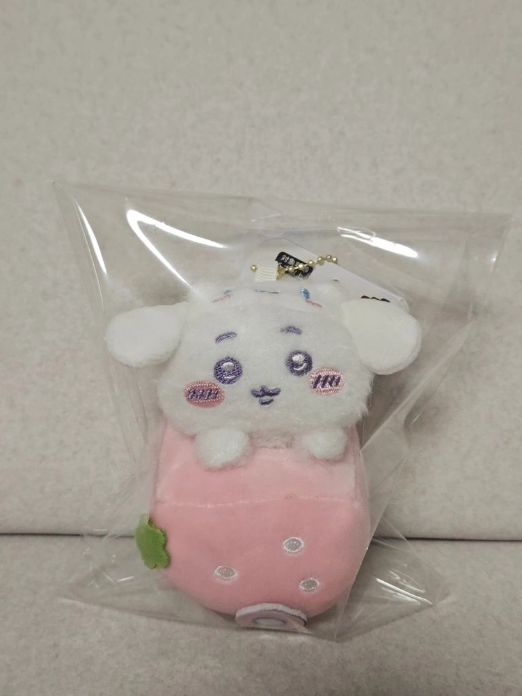 먼작귀 딸기우사기 딸기모몽가 딸기치이카와 딸기하치와레인형키링 이미지