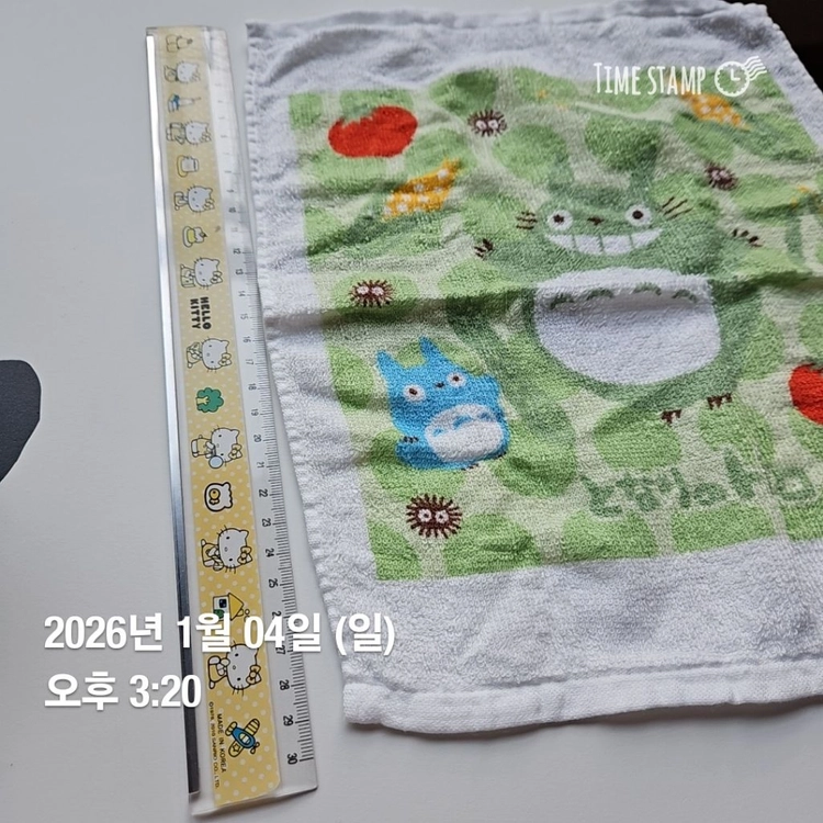 이웃집 토토로 수건 및 수건통 (손수건) 이미지