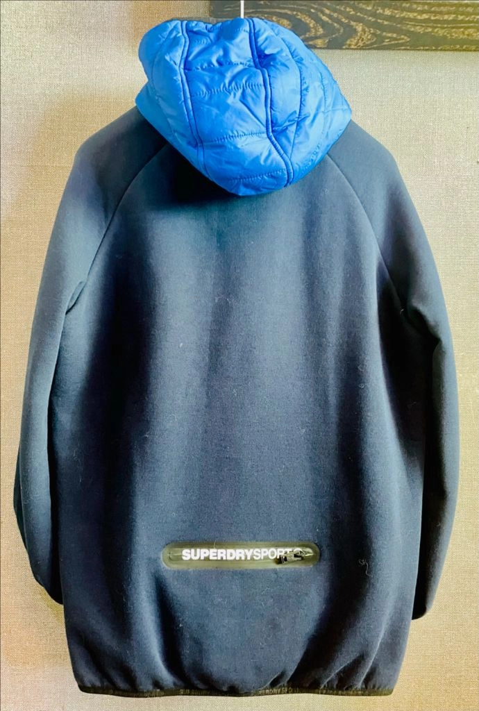 [미착용 택달린 새상품] SUPERDRY 하이브리드 집 후드 패딩자켓 이미지