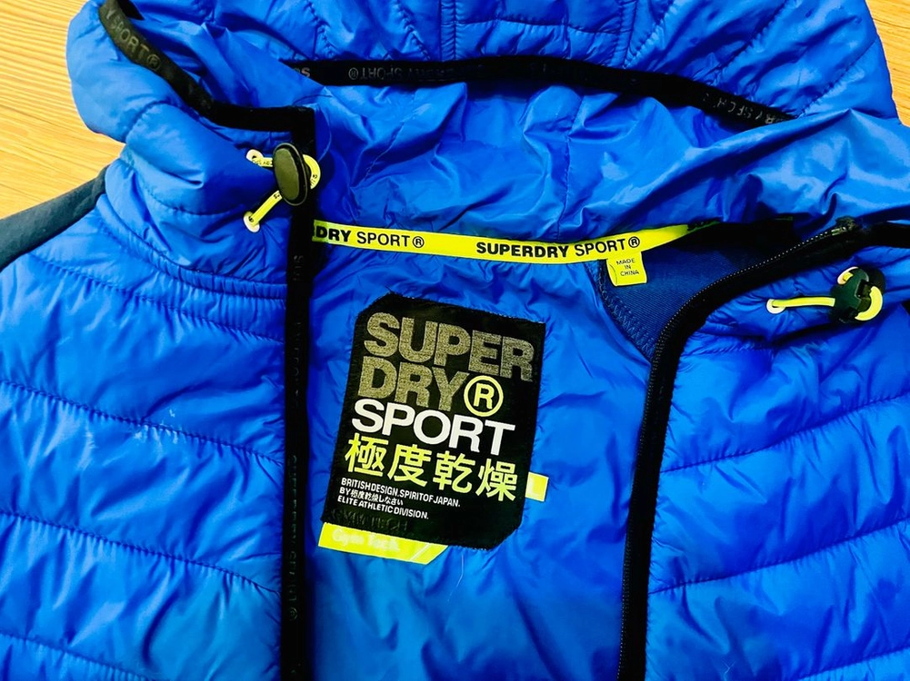[미착용 택달린 새상품] SUPERDRY 하이브리드 집 후드 패딩자켓 이미지