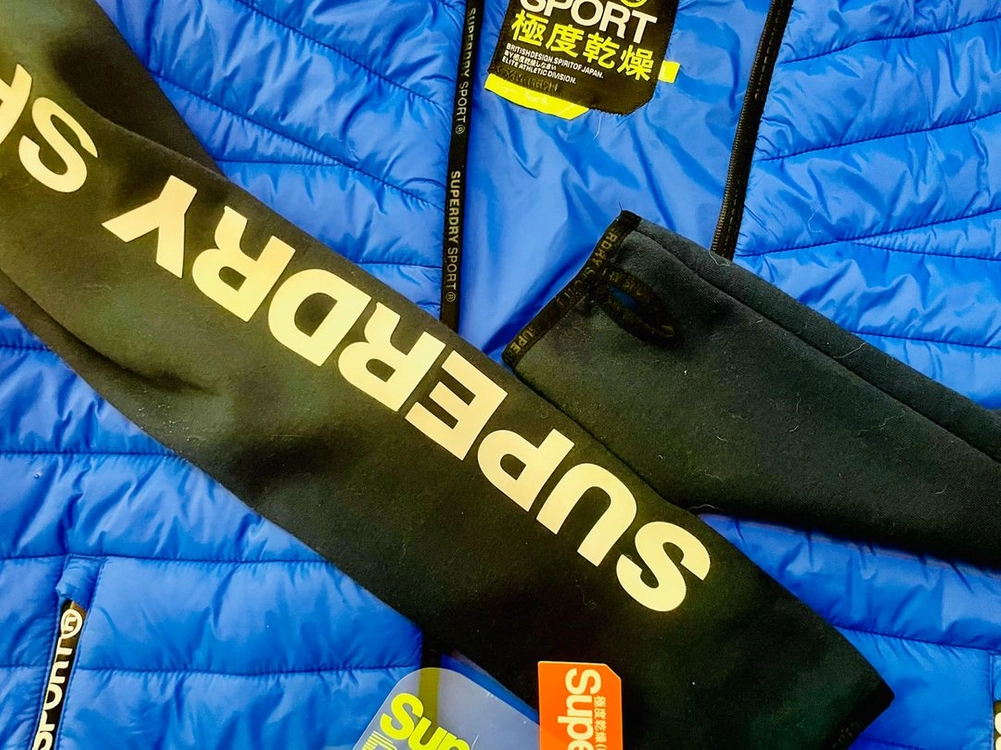 [미착용 택달린 새상품] SUPERDRY 하이브리드 집 후드 패딩자켓 이미지