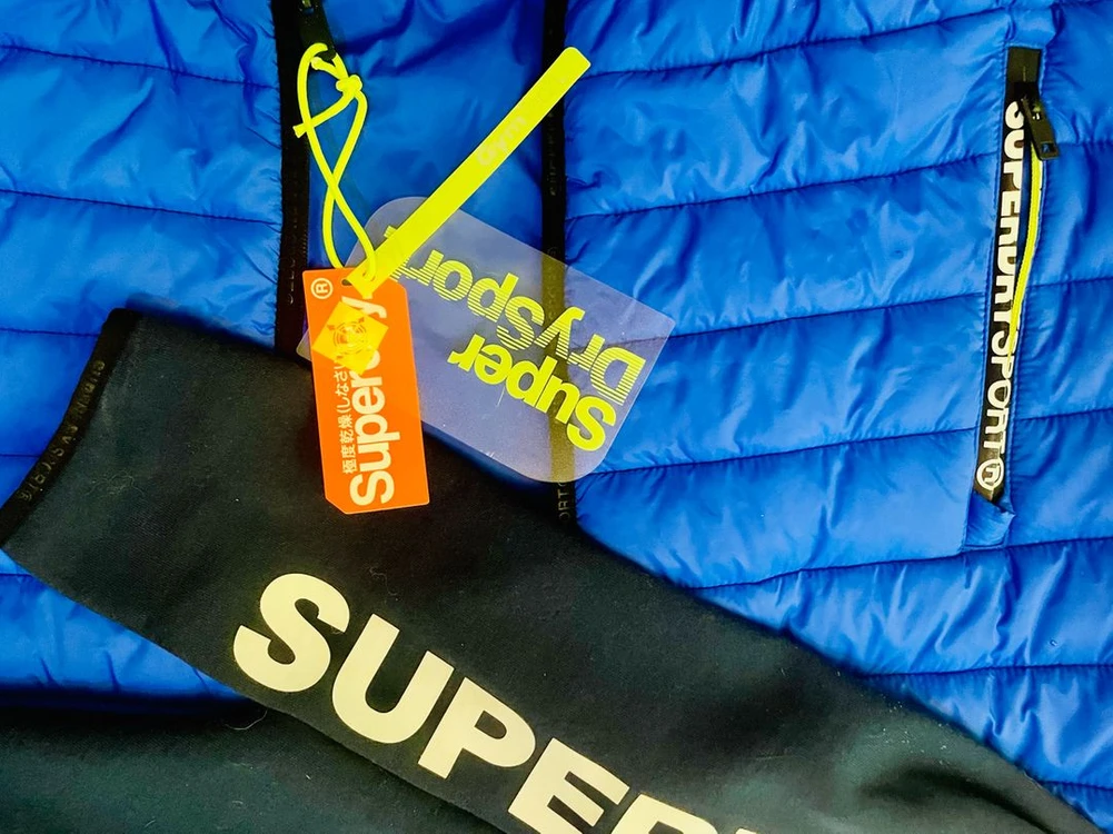 [미착용 택달린 새상품] SUPERDRY 하이브리드 집 후드 패딩자켓 이미지