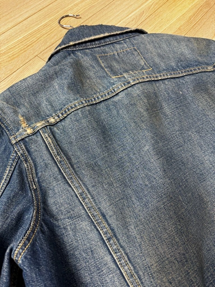 미국구매 아베크롬비 abercrombie 데님자켓 청자켓L 이미지