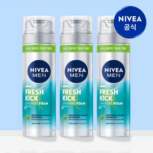 니베아 맨 프레시 킥 쉐이빙 폼 면도크림 200ml, 2개 이미지