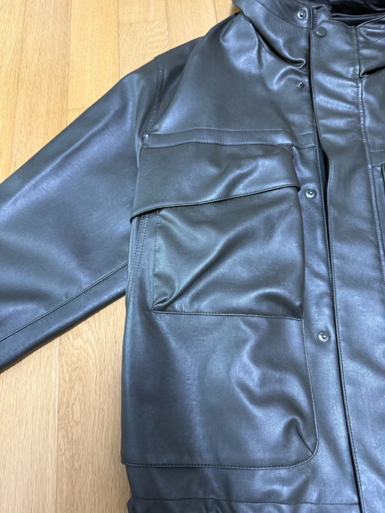 타임옴므 레더 플랩 포켓 점퍼 팝니다 이미지