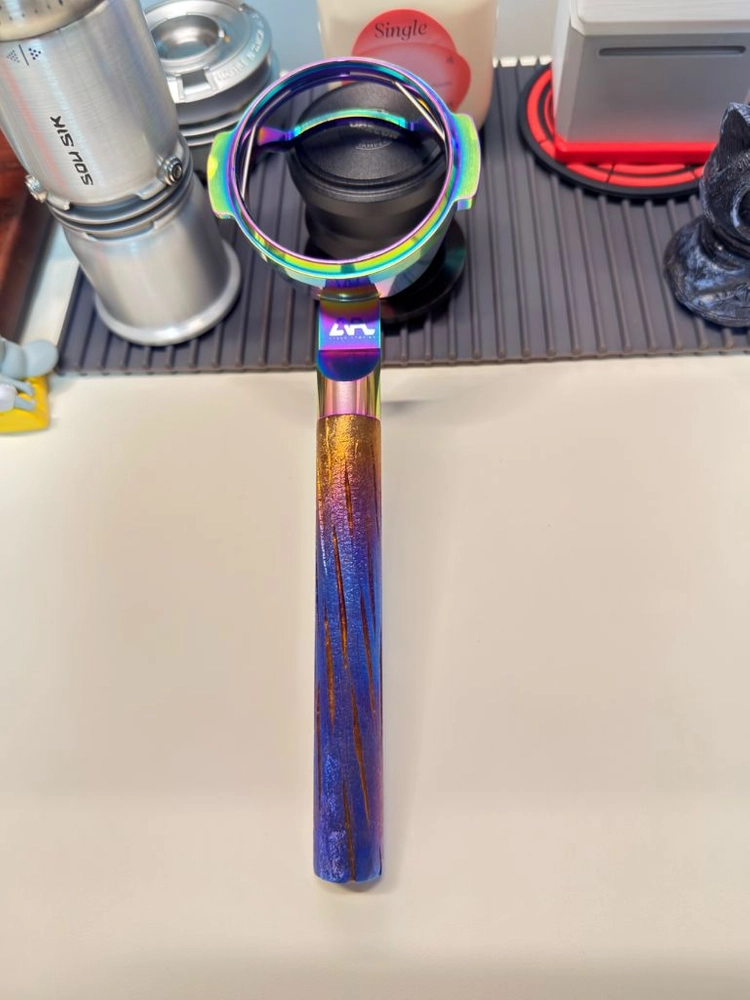 (E61)58mm 순티 균열 커피 포터필터 손잡이, 컬렉션급 이미지