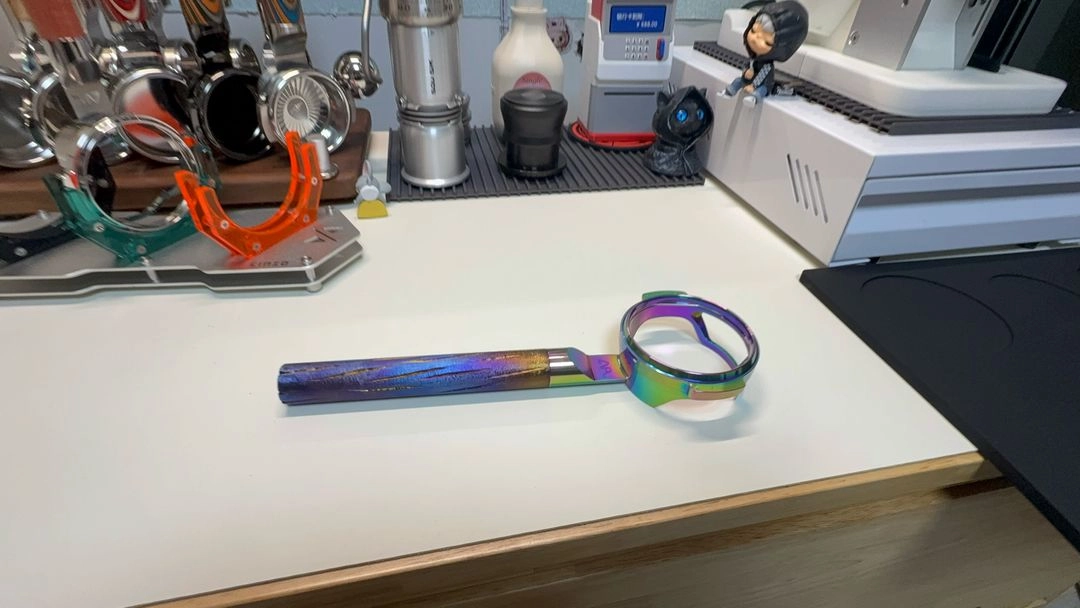 (E61)58mm 순티 균열 커피 포터필터 손잡이, 컬렉션급 이미지