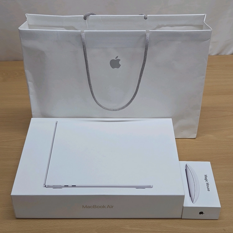 보증 27년4월+배터리100% | Apple 맥북에어13 노트북 | M5 10코어+16GB+마우스 - 안심되는 중고거래