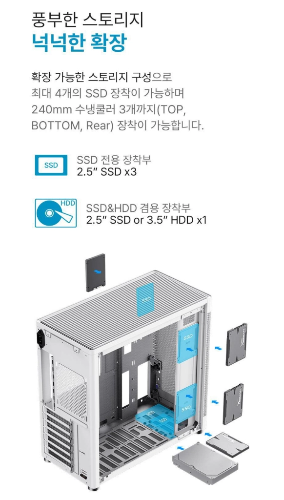 컴퓨터 게이밍 데스크탑 본체 라이젠5 9600X RTX 5070 16GB 512GB 조립PC 이미지