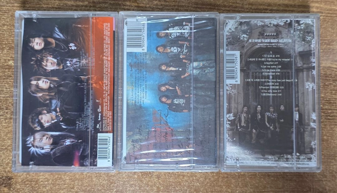 동방신기 1집 ~ 3집 미개봉 TAPE 3장 일괄 판매 합니다. 이미지