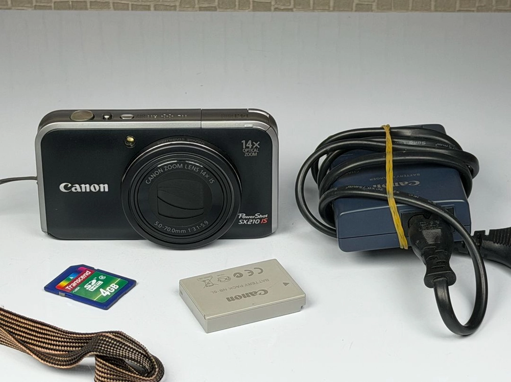 캐논 SX210 IS 빈티지 레트로 카메라(IXUS와 동일 결과물) 이미지