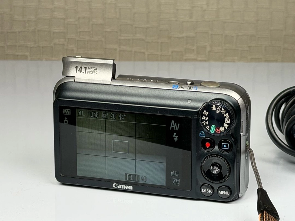 캐논 SX210 IS 빈티지 레트로 카메라(IXUS와 동일 결과물) 이미지