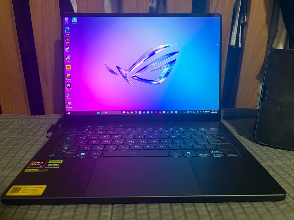 ASUS ROG 제피러스 g14 게이밍 노트북 RTX 5060 - 안심되는 중고거래