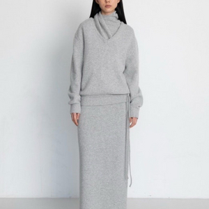 LE17SEPTEMBRE ALPACA BLEND V NECK PULLOVER 니트 스커트 머플러 이미지
