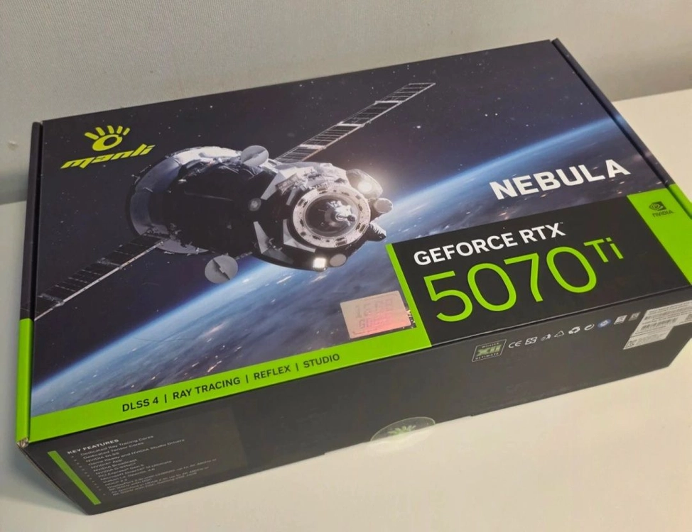 [미개봉 새제품] RTX 5070 Ti 16GB 그래픽카드 MANLI 만리 NEBULA 네뷸라 이미지
