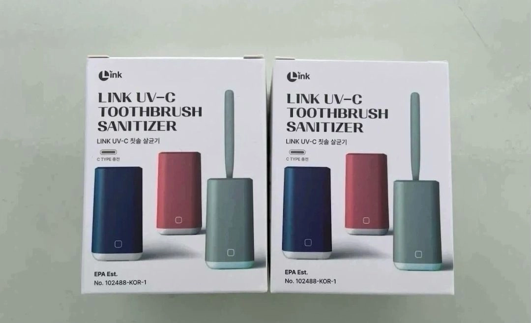링크 UV 칫솔살균기 새상품 2개 판매 이미지
