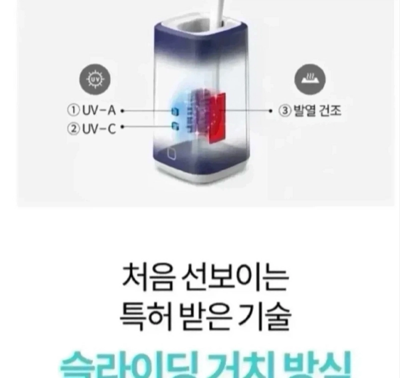 링크 UV 칫솔살균기 새상품 2개 판매 이미지