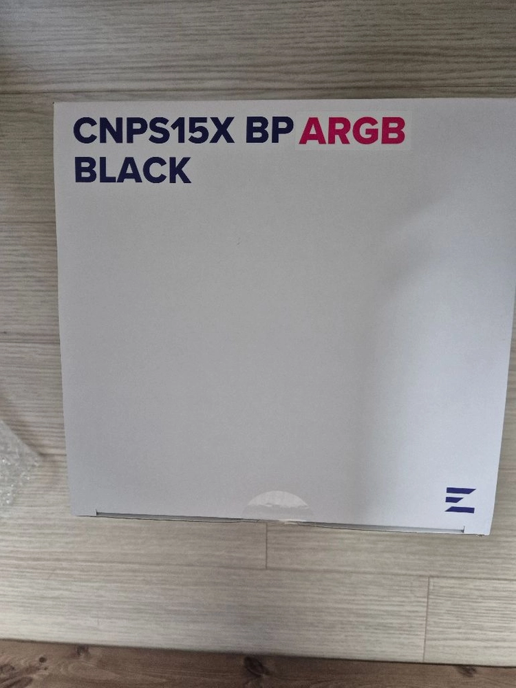 잘만 CNPS15X BP 휨제로 ARGB 블랙 CPU 듀얼 공냉쿨러 미개봉 새제품 이미지