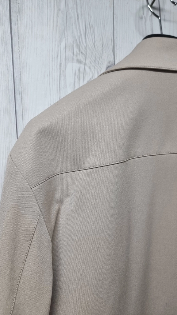 [미착용 새상품] 무신사스탠다드 릴렉스드 미니멀 자켓 라이트베이지 2XL MM0JJ0Z03 / 무탠다드 점퍼 이미지
