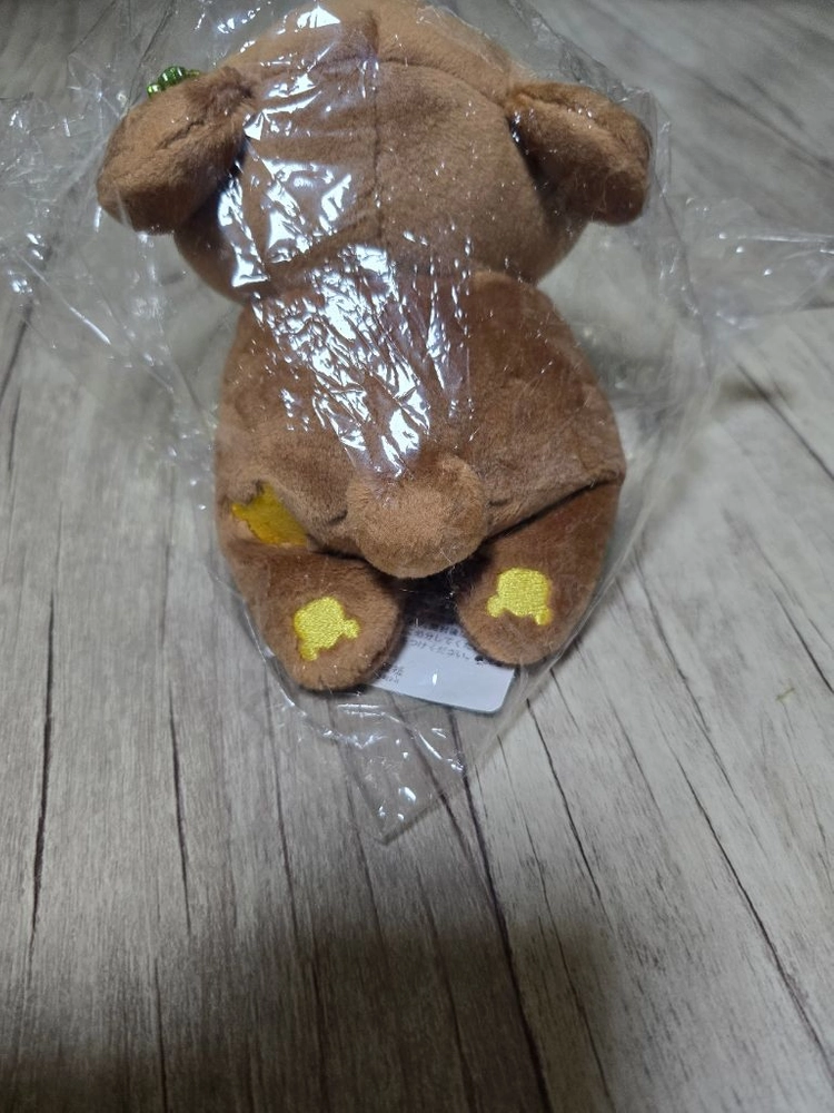 산엑스 큐마큥데이즈 코구마 인형 엎드린 네잎클로버 코구마 이미지