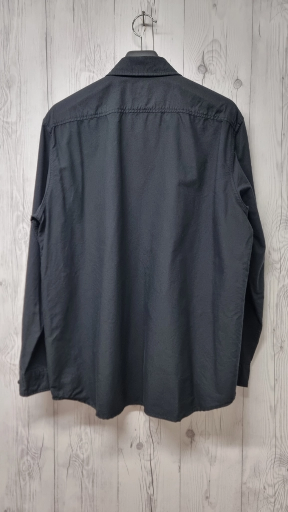 [미착용 새상품] 무신사스탠다드 베이식 옥스포드 셔츠 블랙 2XL(110) MM0SL4Z01 / 무탠다드 이미지