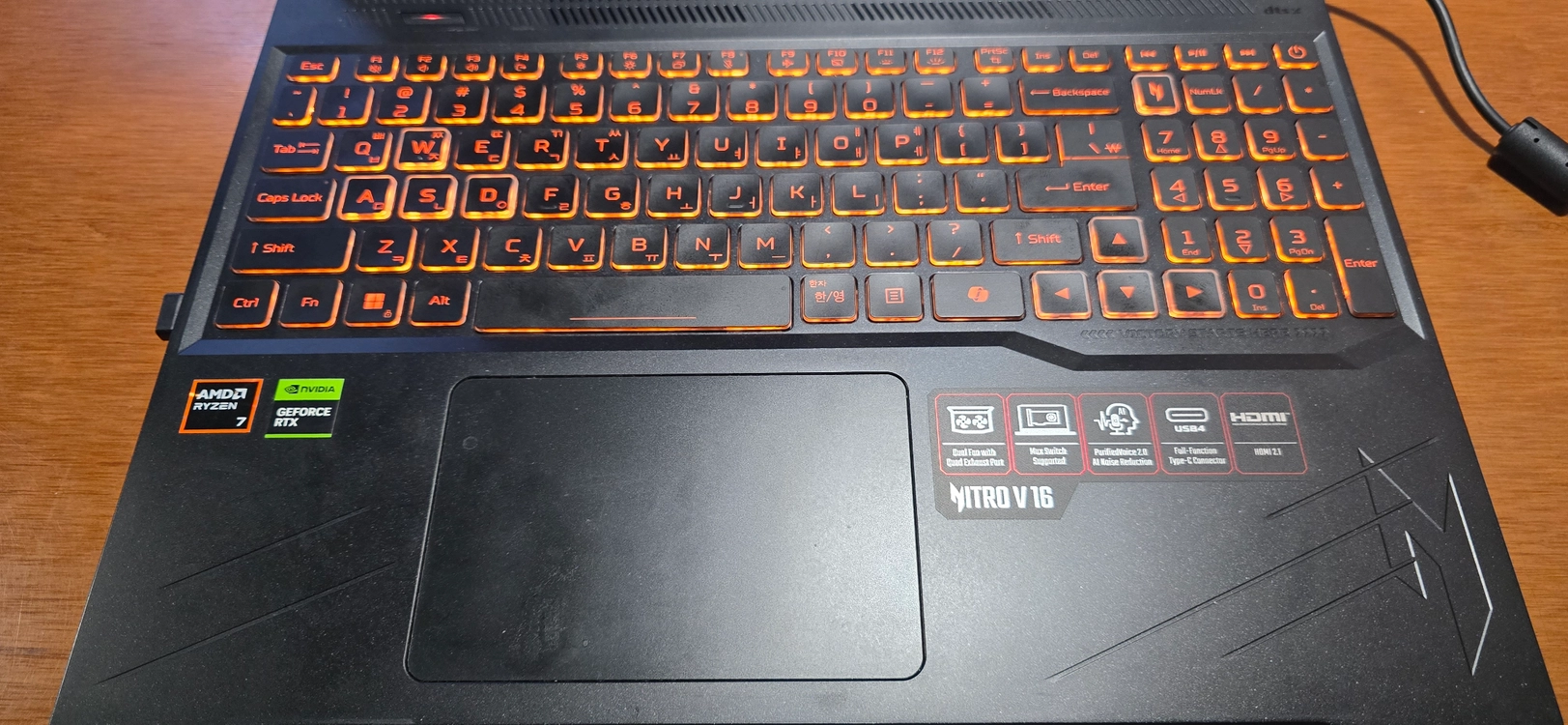 에이서 니트로v16 8845hs, 32GB RAM, 1TB SSD, 4050 이미지