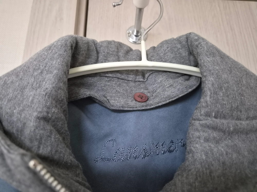 란스미어 후드 스웨이드 자켓 이미지